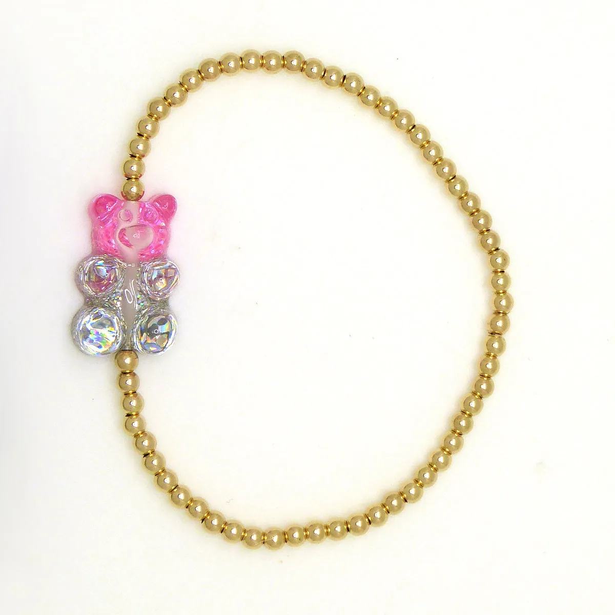 14K Gold Filled Ombre Gummy Bear Bracelet Kids & Adult by bara boheme