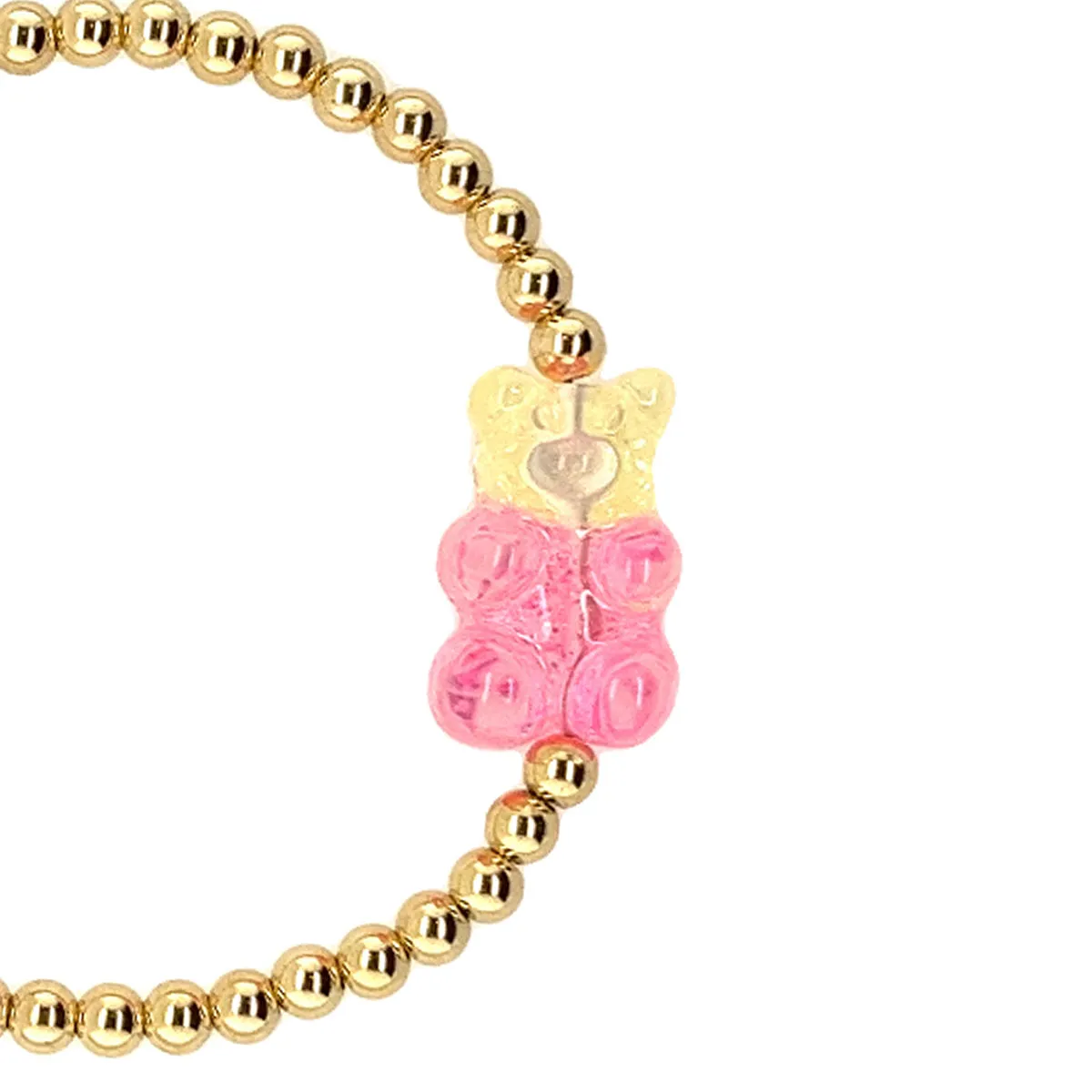 14K Gold Filled Ombre Gummy Bear Bracelet Kids & Adult by bara boheme