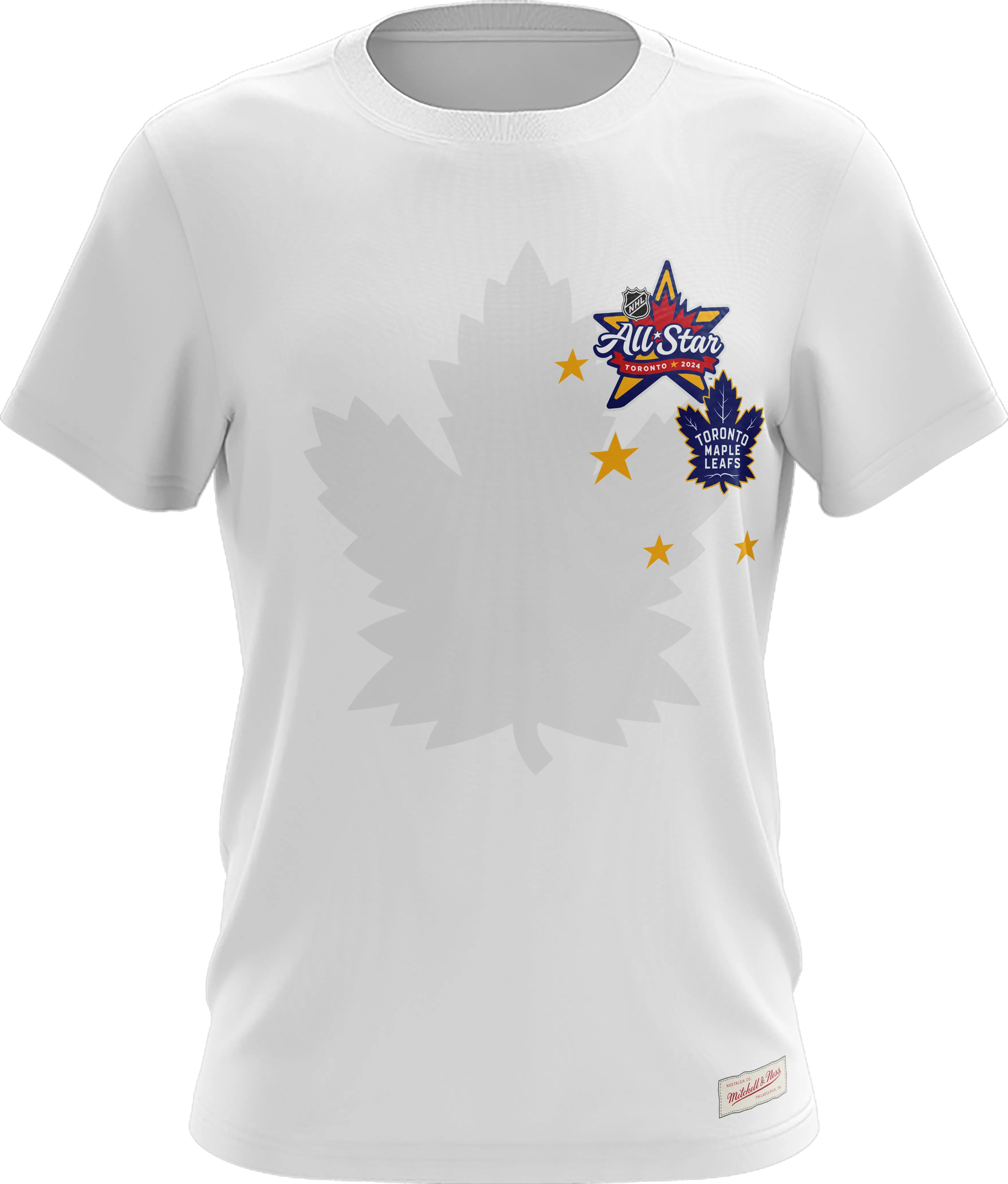 2024 NHL All Star Mitchell & Ness Men's Star Footprint Tee