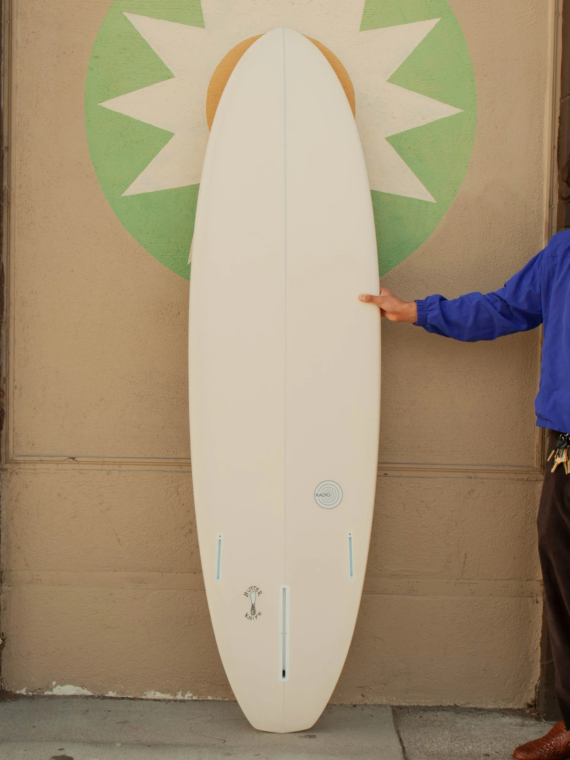 6'6 Radio Diamond Tail - Cream