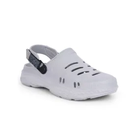 A-HA Casual Light Grey Clogs For Men BEACHRIDE By Liberty