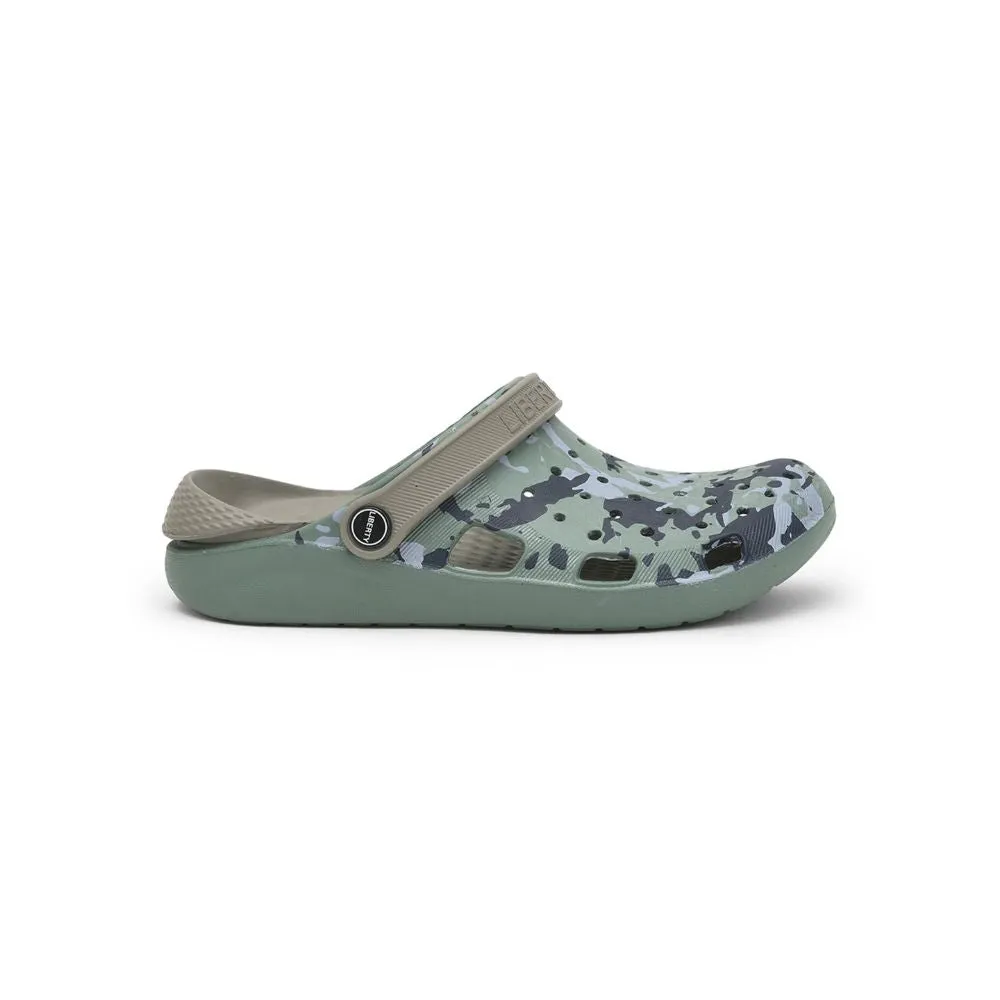 A-HA Green Casual Slingback Clogs For Men LPMXT-811 By Liberty