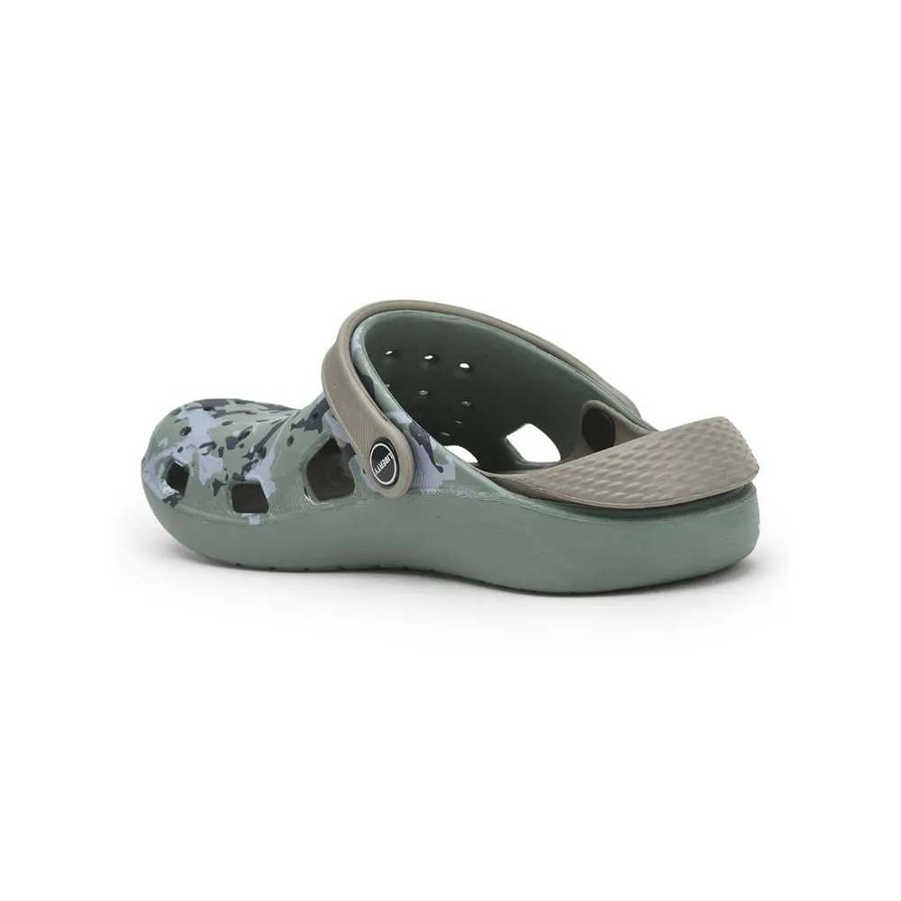 A-HA Green Casual Slingback Clogs For Men LPMXT-811 By Liberty