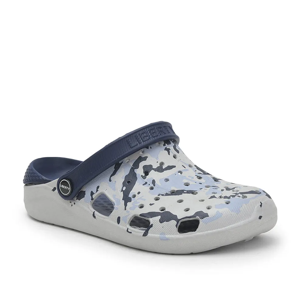 A-HA Navy Blue Casual Slingback Clogs For Men LPMXT-811 By Liberty