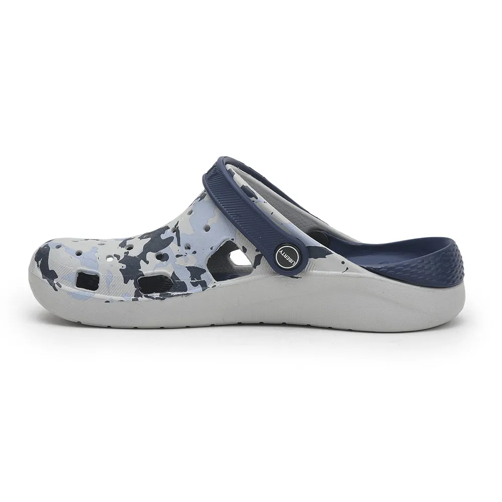 A-HA Navy Blue Casual Slingback Clogs For Men LPMXT-811 By Liberty