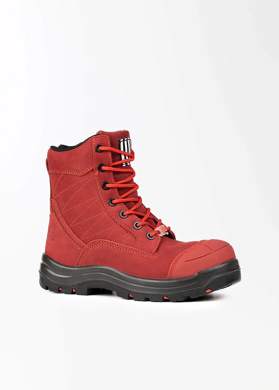 Achieves: womens safety work boots (zip)