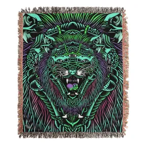 ACID TIGER WOVEN  BLANKET