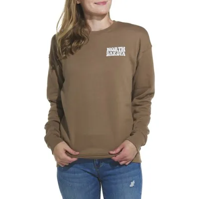 Adult 218 Clothing WoNorth Dakota Campfire Crewneck Sweatshirt