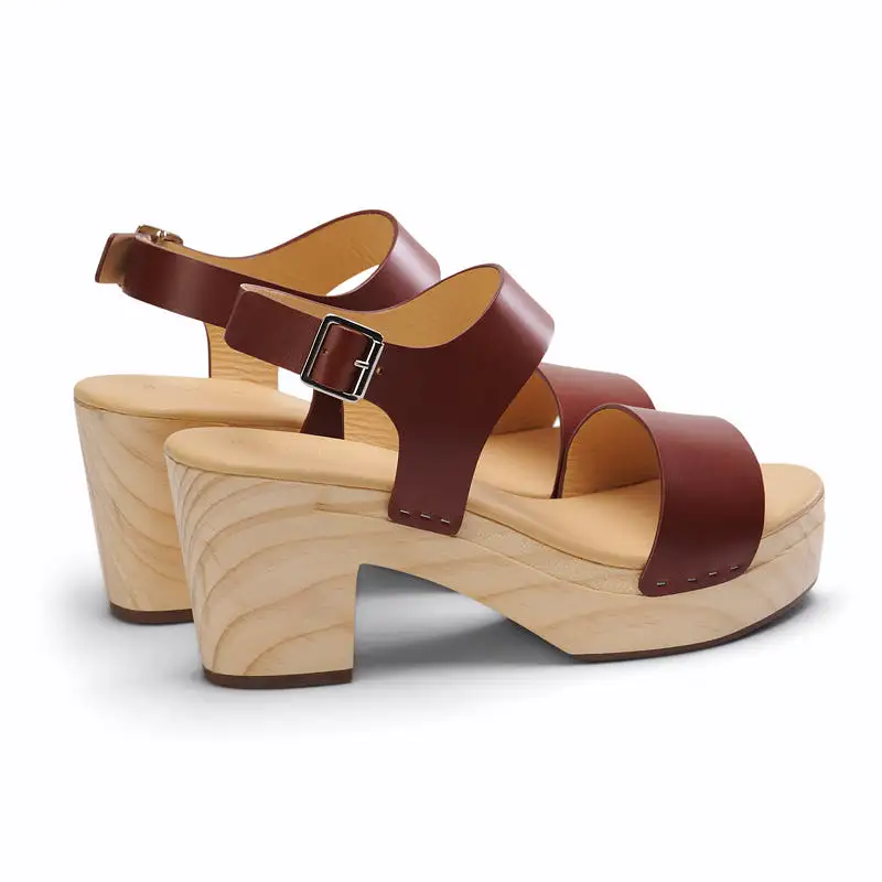 All-Day Open Toe Clog Brandy