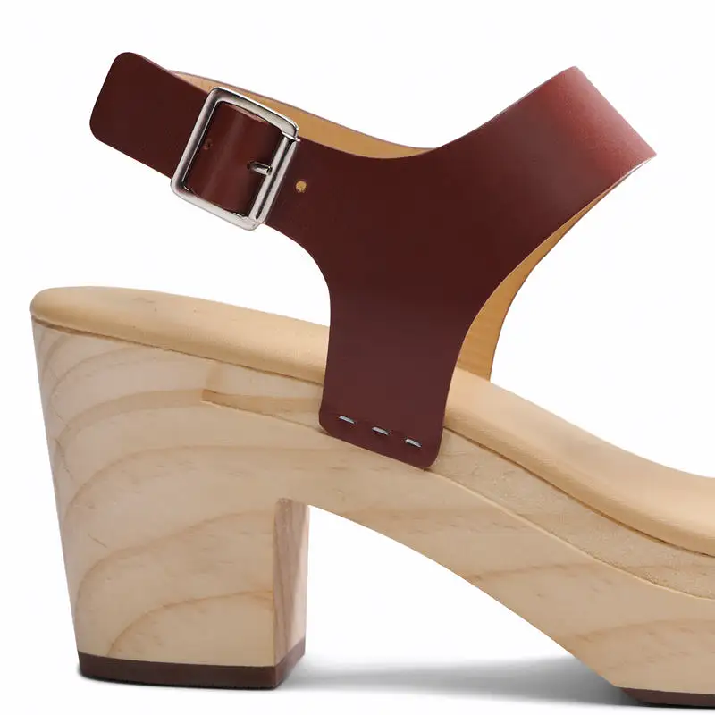 All-Day Open Toe Clog Brandy