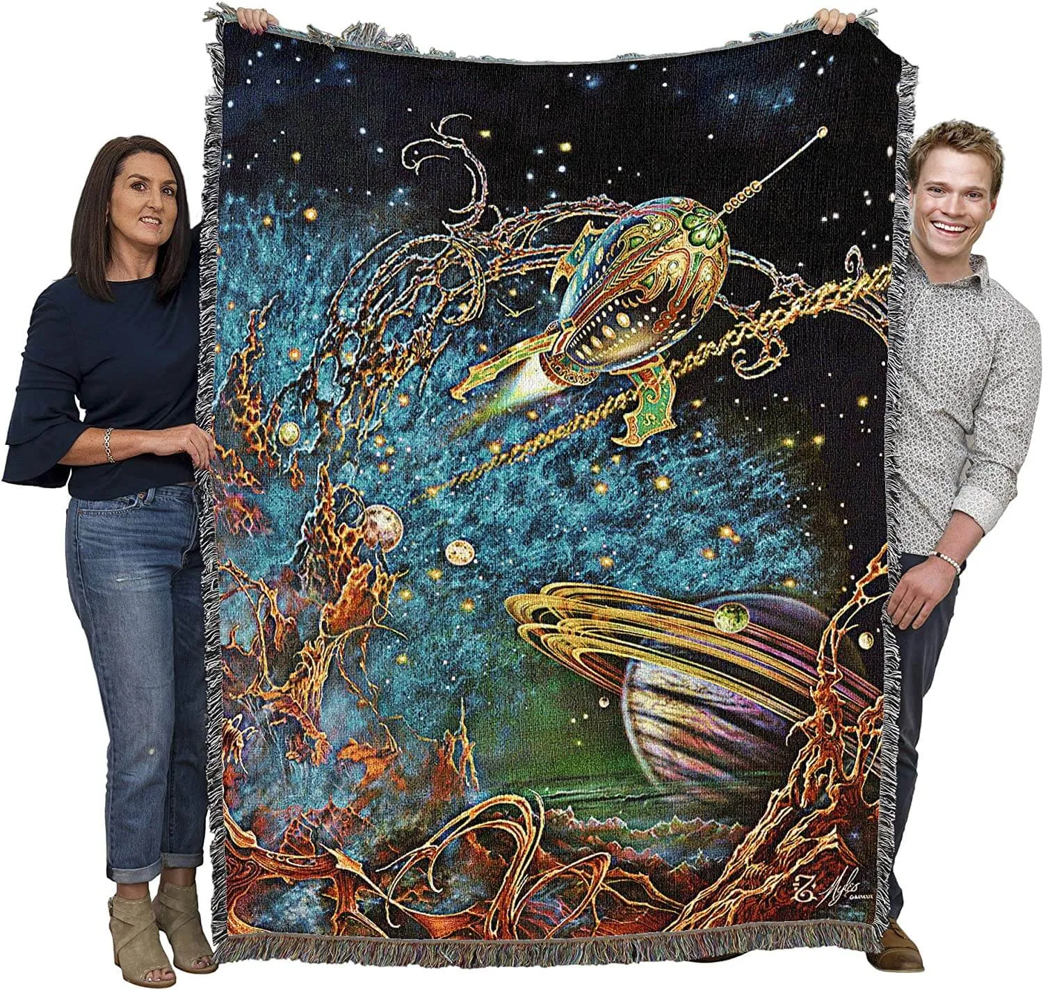 Archway Woven Tapestry Throw Blanket