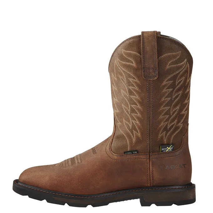 Ariat 10020063 Groundbreaker Square Toe Metguard Work Boots