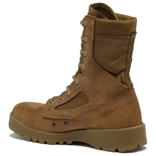 Belleville Boots USMC Hot Weather Combat Soft Toe Coyote Military USA Made 590