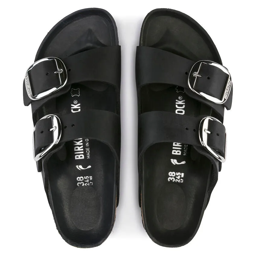 Birkenstock Arizona Big Buckle Oiled Leather Black