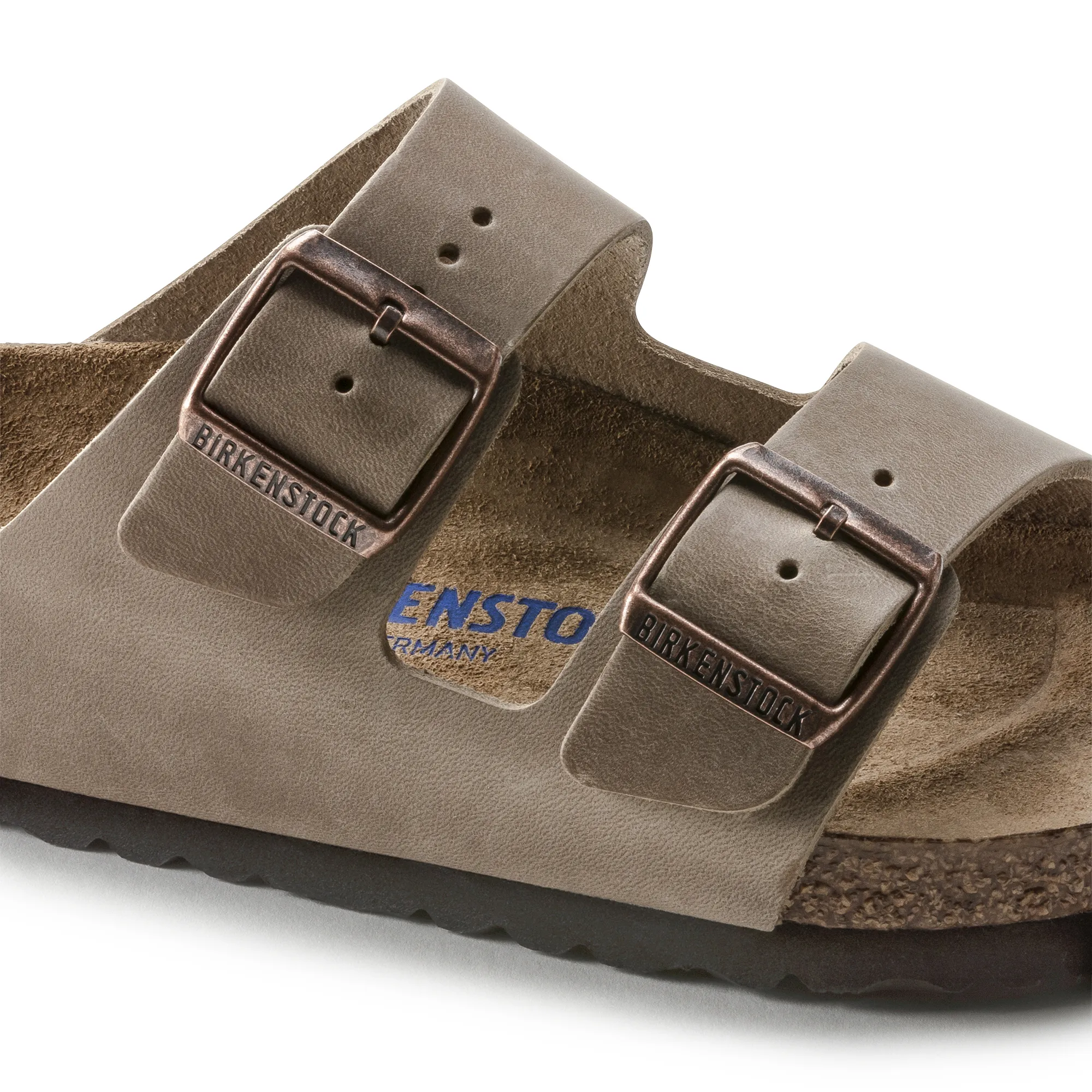 Birkenstock Arizona Soft Footbed Oiled Leather: Tobacco Brown 