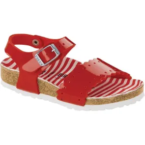 Birkenstock Limited Edition Kids Risa Nautical Stripes red Birko-Flor