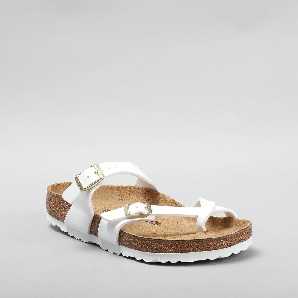 BIRKENSTOCK MAYARI 1005280 BF PATENT WHITE