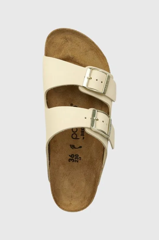 Birkenstock nubuck sliders BIRKENSTOCK X PAPILLIO Arizona Platform Flex beige color 1026924