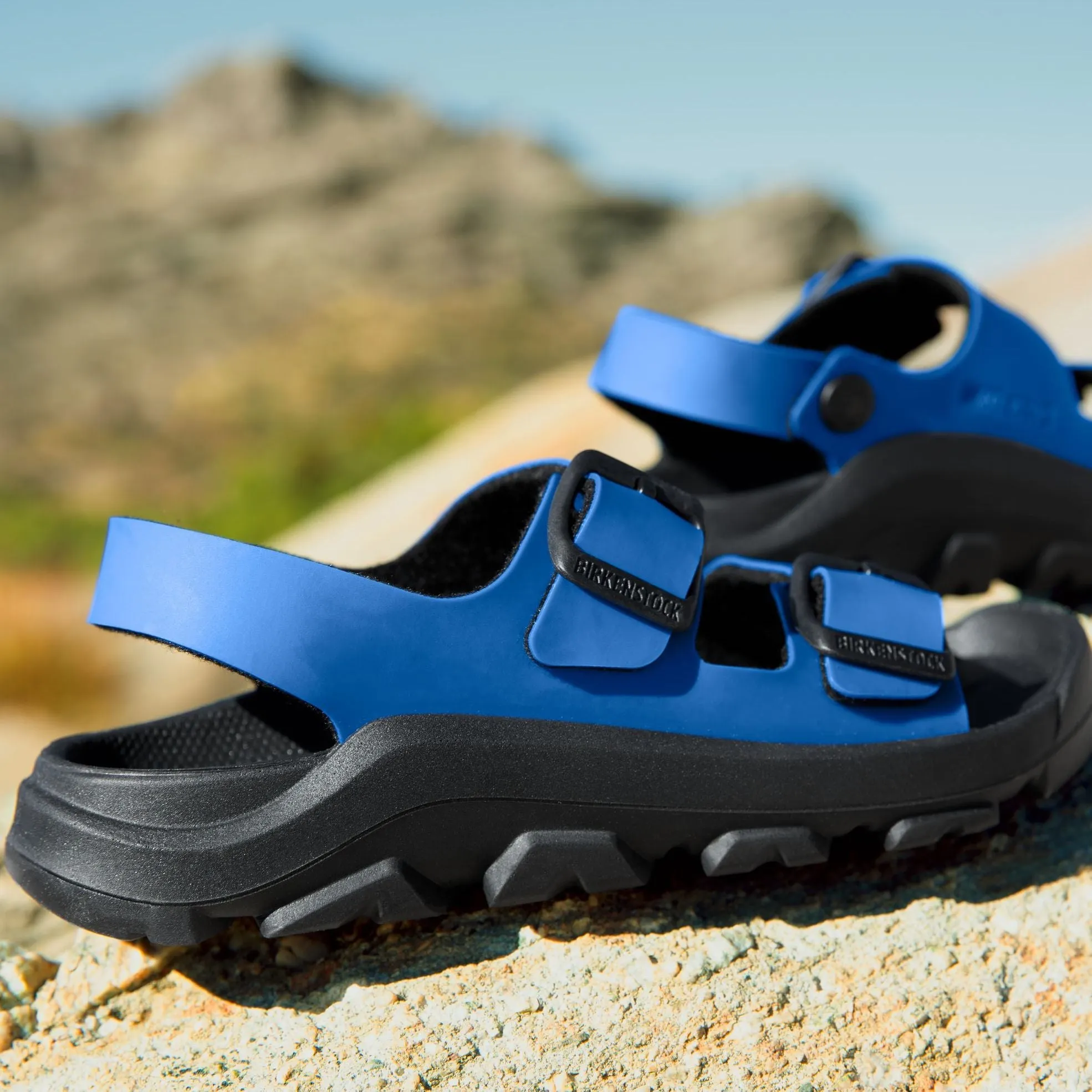 Birkenstock Rugged Kids Mogami icy ultra blue Birko-Flor