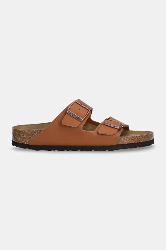 Birkenstock sliders Arizona women's brown color