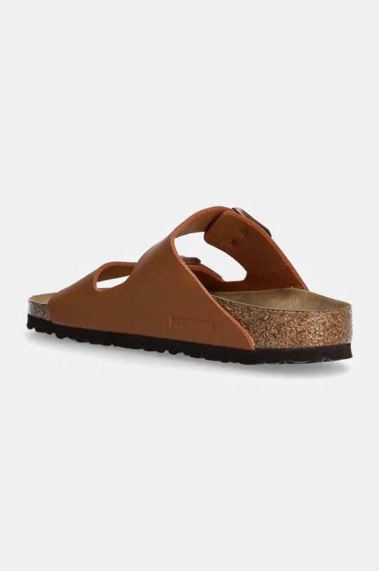 Birkenstock sliders Arizona women's brown color