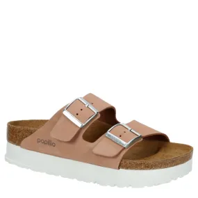 BIRKENSTOCK  WOMENS ARIZONA PLATFORM FLEX SANDAL BY PAPILLIO