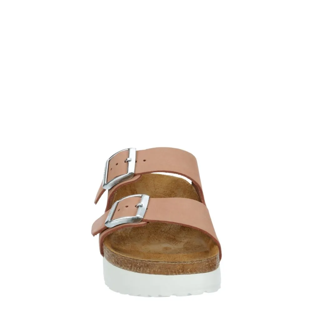 BIRKENSTOCK  WOMENS ARIZONA PLATFORM FLEX SANDAL BY PAPILLIO