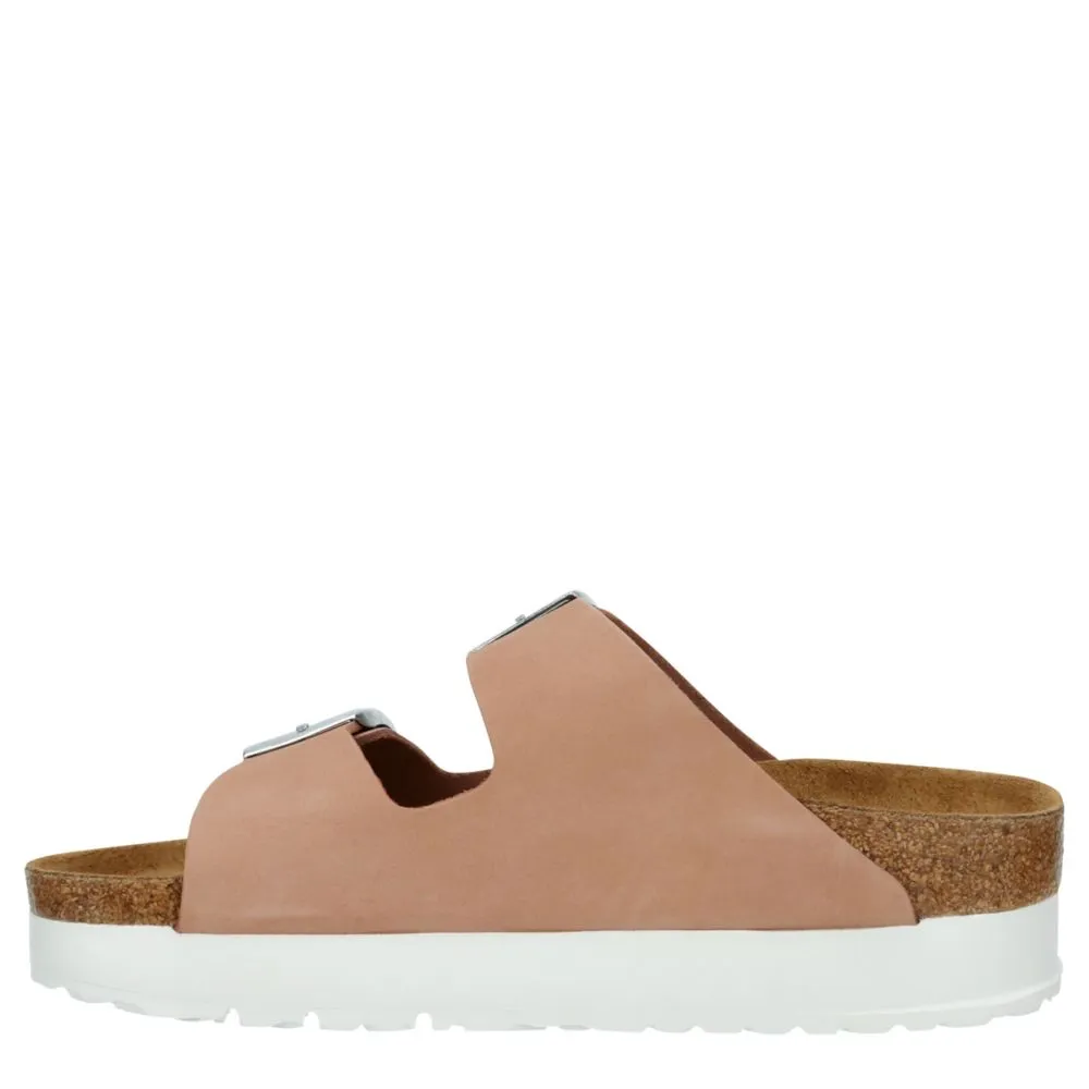 BIRKENSTOCK  WOMENS ARIZONA PLATFORM FLEX SANDAL BY PAPILLIO