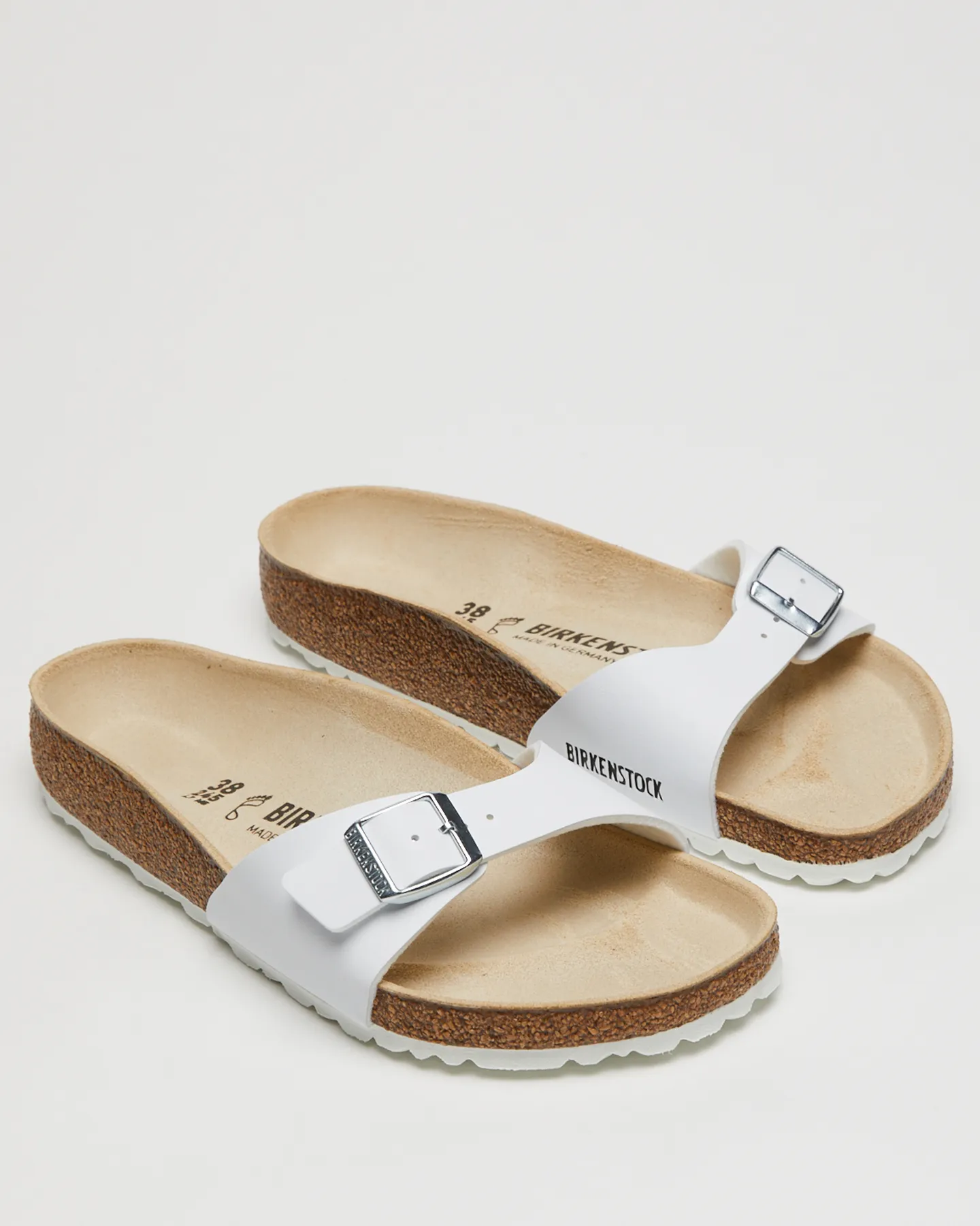 Birkenstock Womens Regular Madrid Sandal - White | SurfStitch