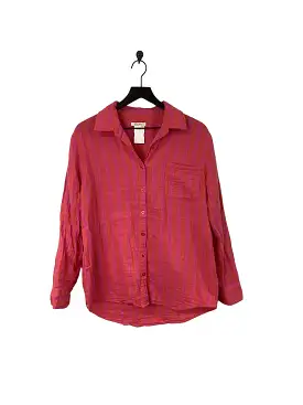 Blouse Long Sleeve By Z Supply  Size: L