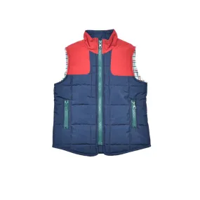 Blue Quail Clothing Co. Vest - Navy & Red Fall ‘24 Plaid