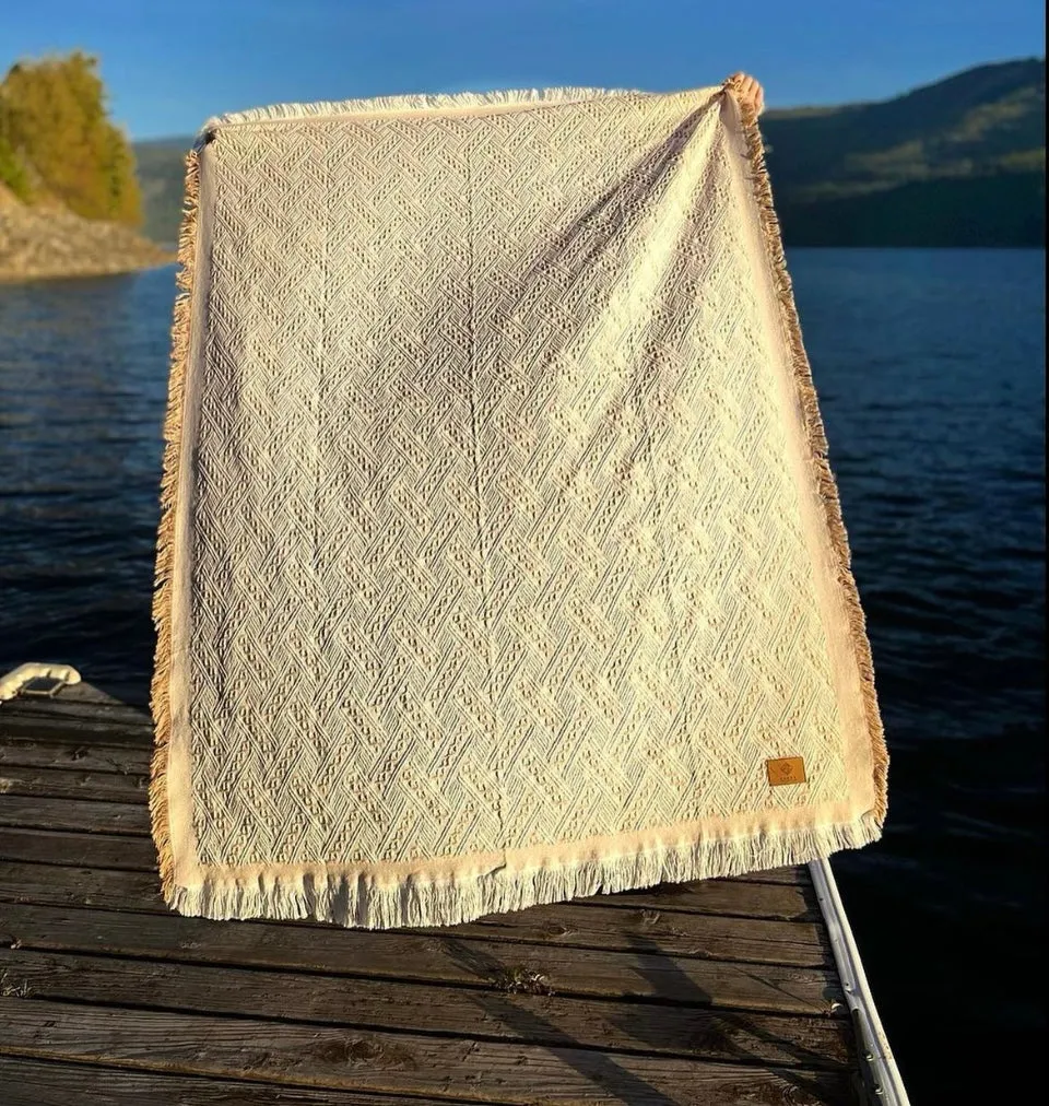 Canoe Collective Picnic/Yoga Throw with carry straps