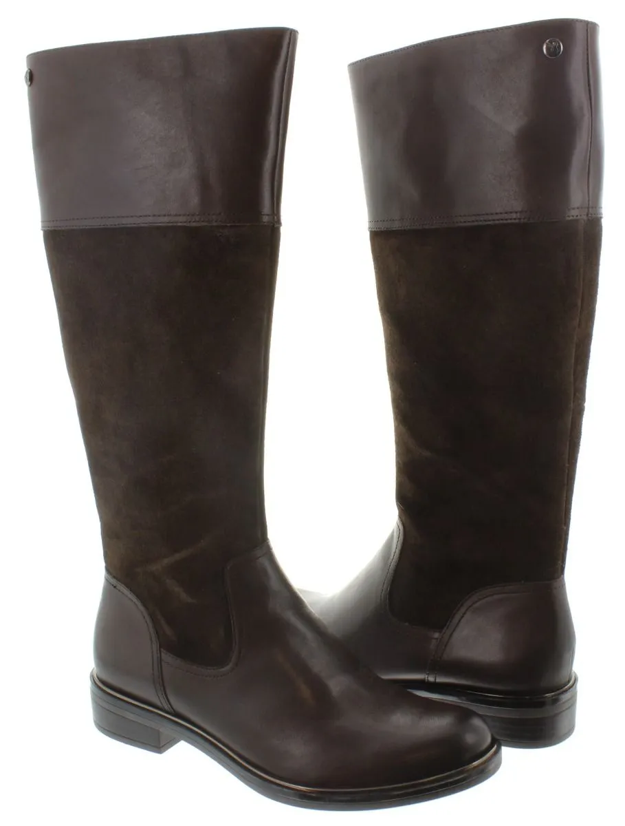 CAPRICE Ladies 25524 Flat Knee Boots In Brown