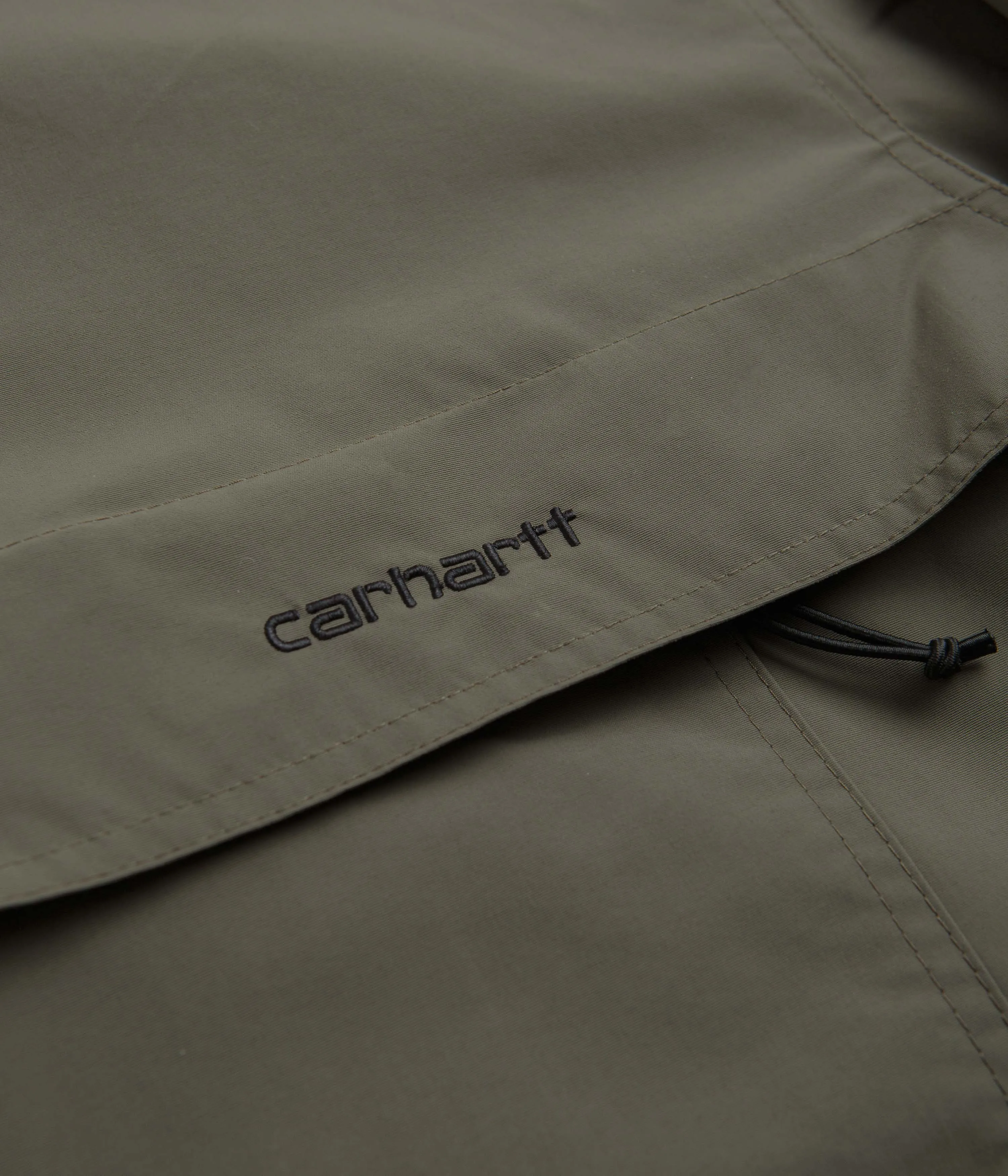 Carhartt Windbreaker Pullover Jacket - Seaweed / Black