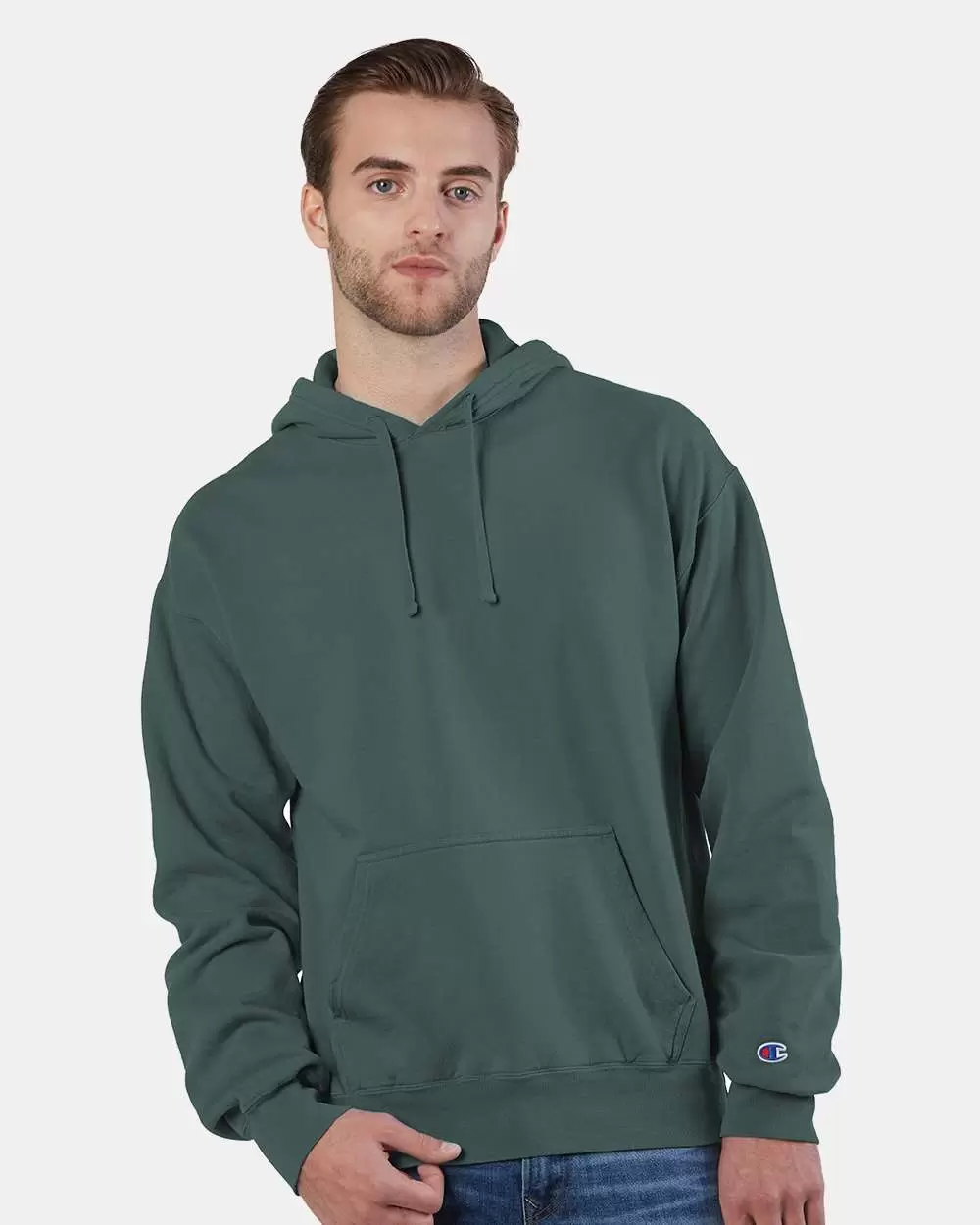 Champion Clothing CD450 Garment Dyed Hooded Sweatshirt SKU: CD450