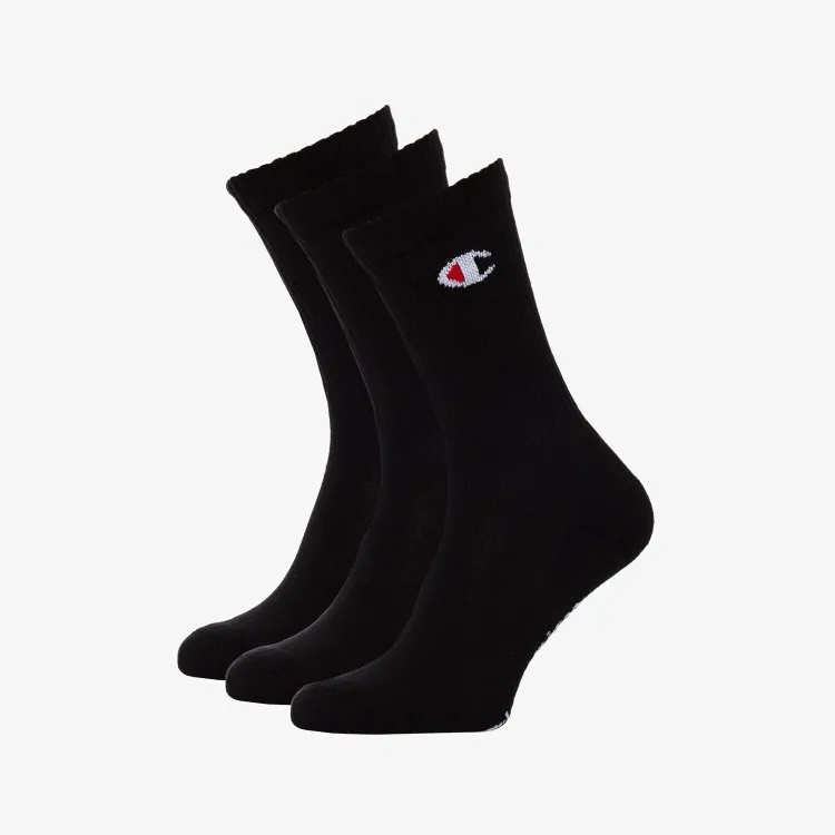 Champion U24558KK001  Socks Calze Unisex 3Pk  Nero