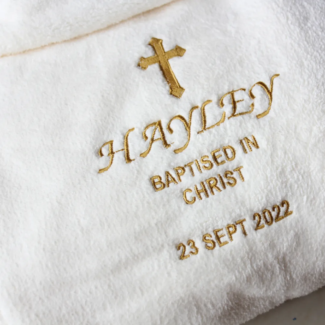 Child/Baby Blanket - Baptised in Christ/Child of God (Personalisation Available)