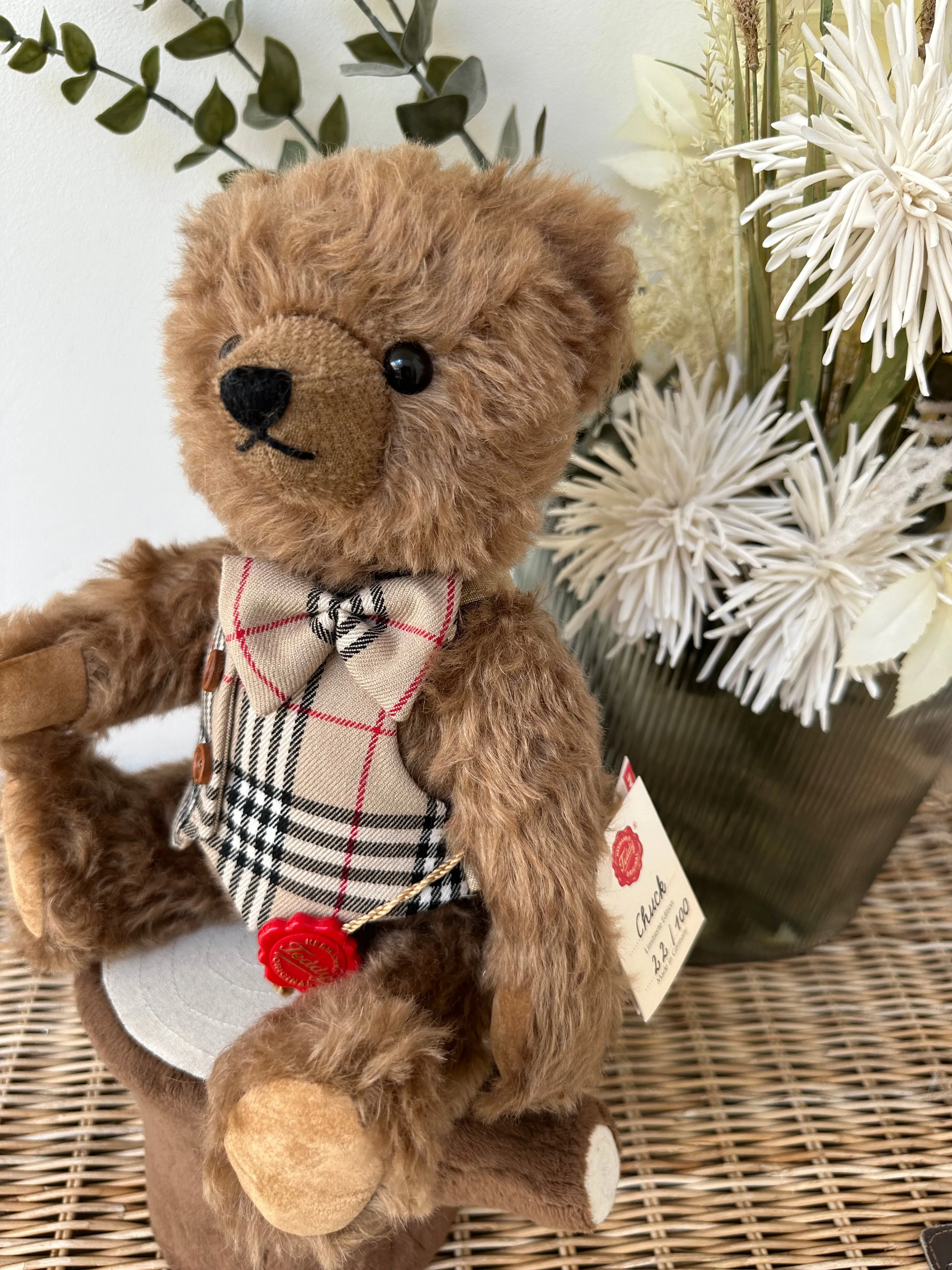 Chuck Teddy Hermann Limited Edition Mohair Teddy Bear No 22