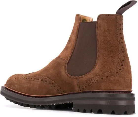 Church's perforated Chelsea boots Brown