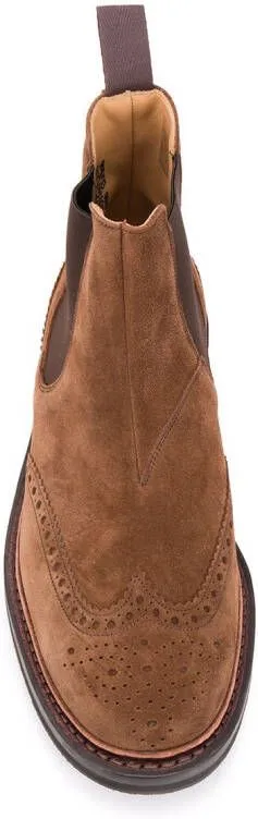 Church's perforated Chelsea boots Brown