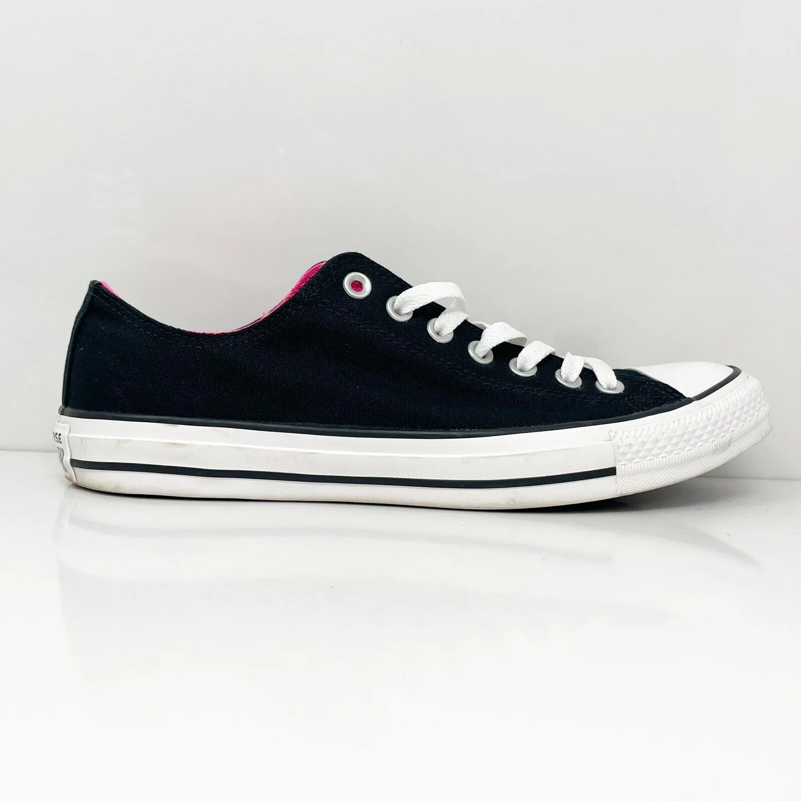 Converse Womens CTAS Double Tongue 558580F Black Casual Shoes Sneakers Size 11