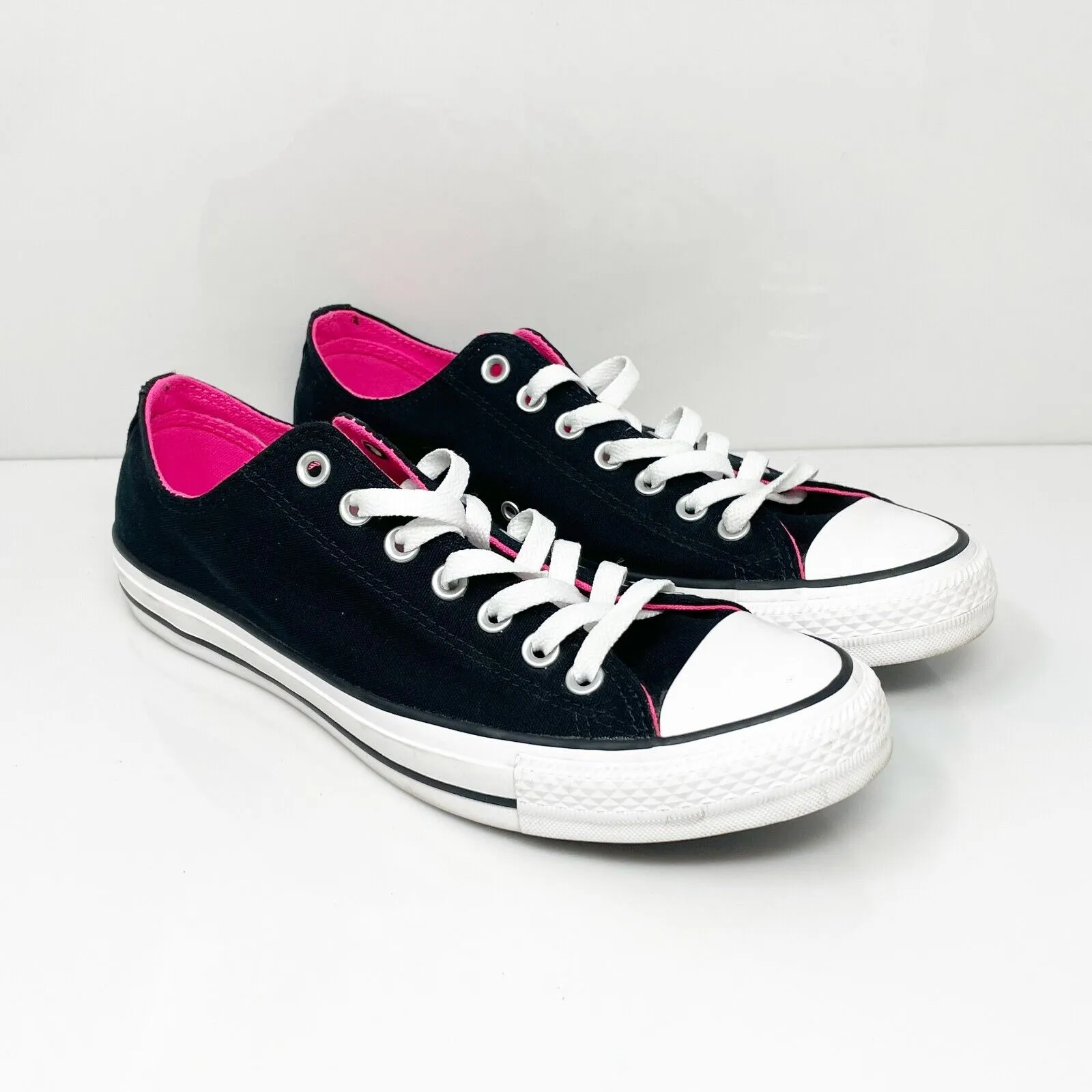 Converse Womens CTAS Double Tongue 558580F Black Casual Shoes Sneakers Size 11