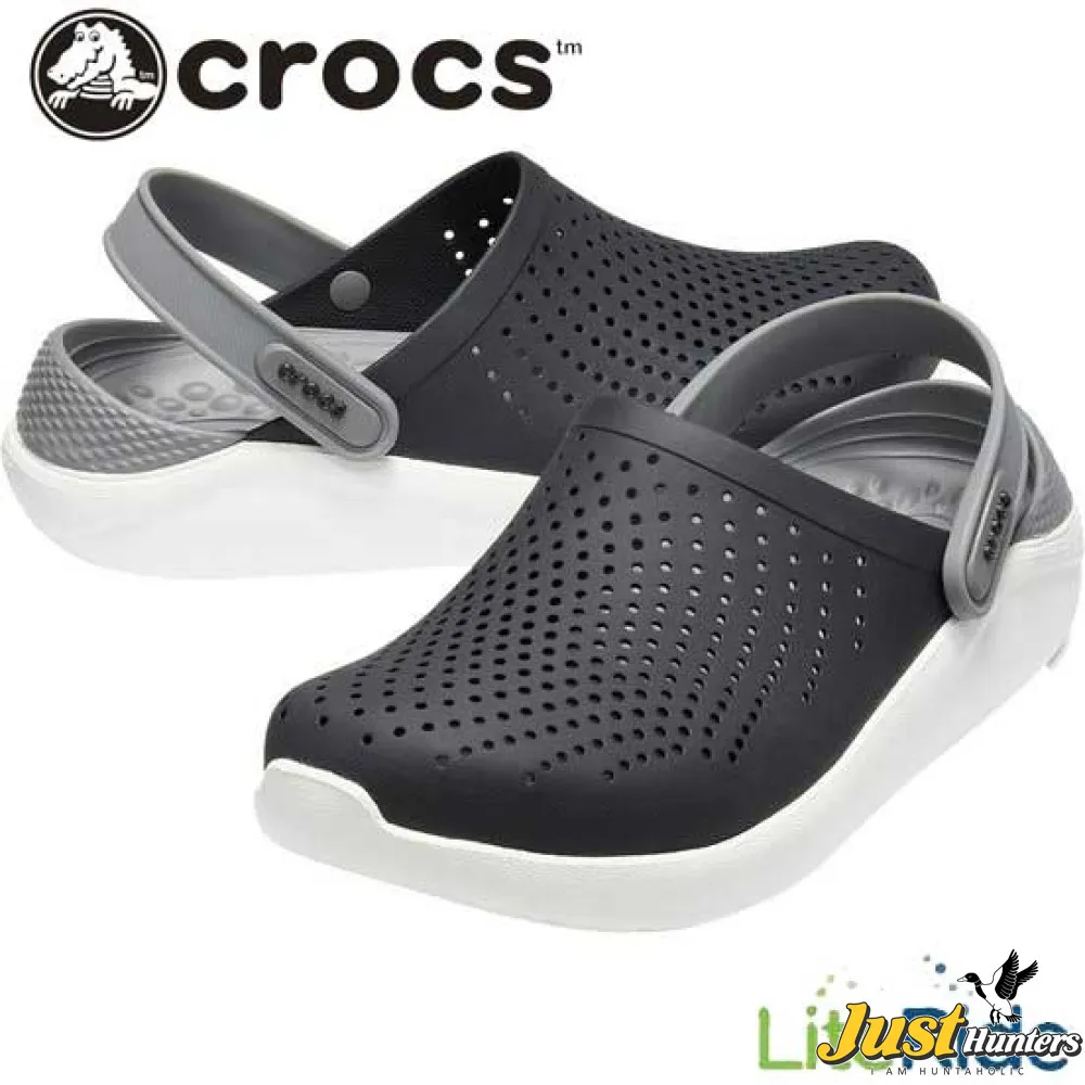 Crocs LiteRide Clogs Black and White