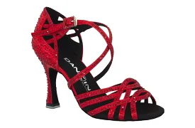 Dancin Red Satin with Strass - 10cm