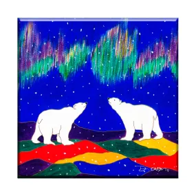 Dawn Oman Sky Watchers Ceramic Tile-Trivet