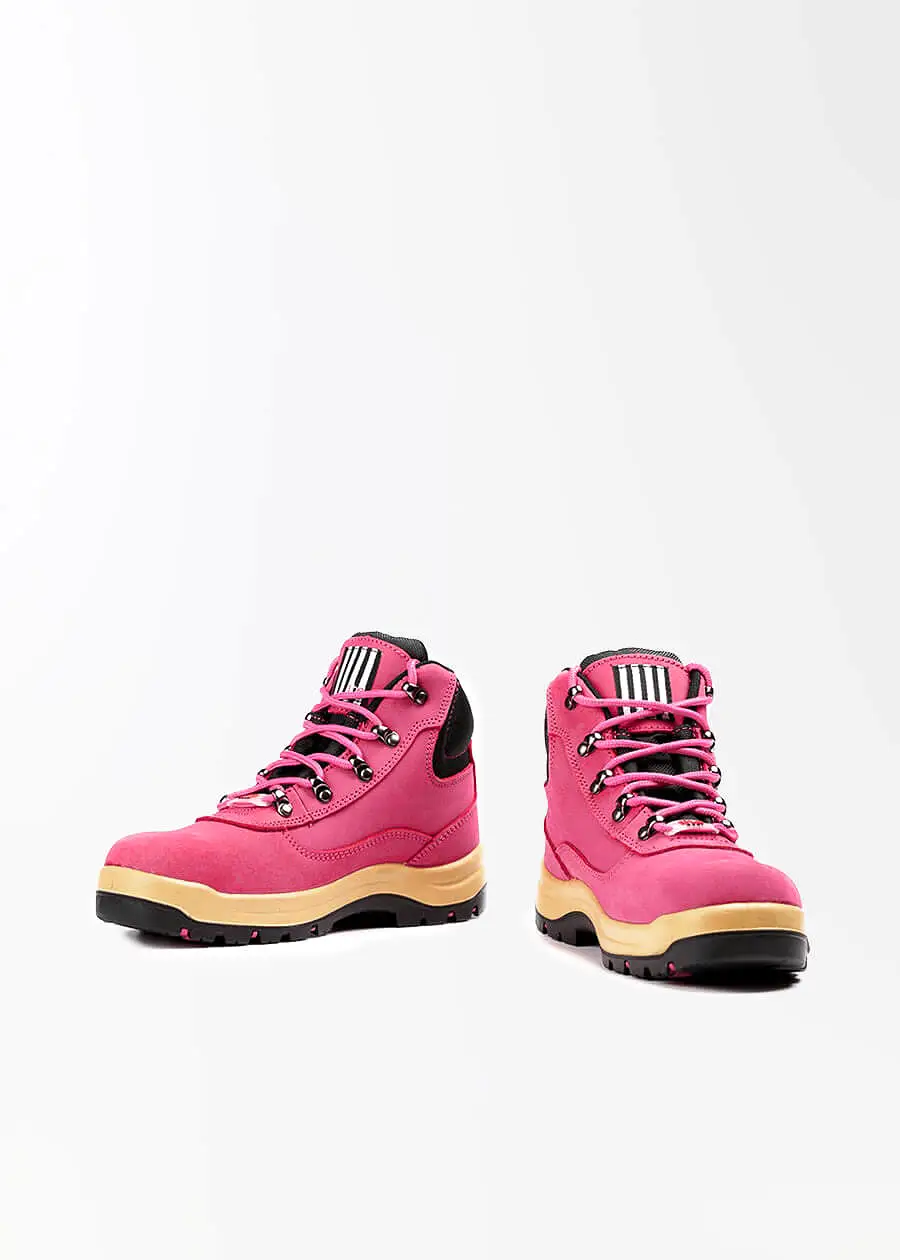 Does: ladies safety work boots (hiker style)