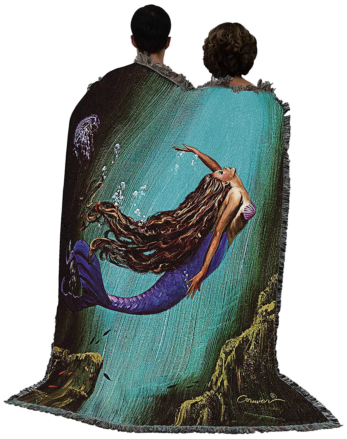 Enchantment Mermaid Tapestry Blanket