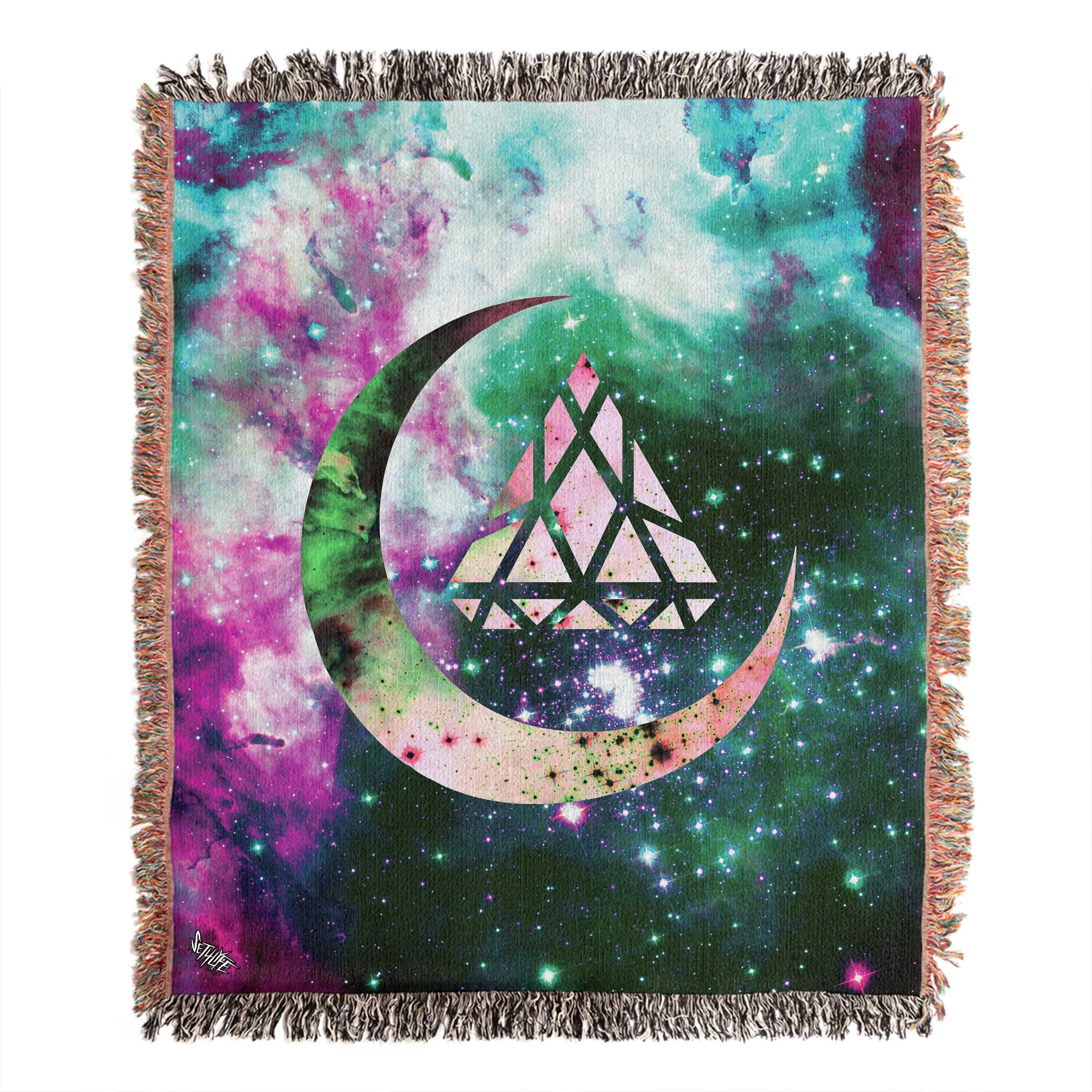 EXOTIC MOON WOVEN  BLANKET