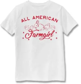 Farm Fed Clothing Girls' Short-Sleeve Am Farmgirl T-Shirt