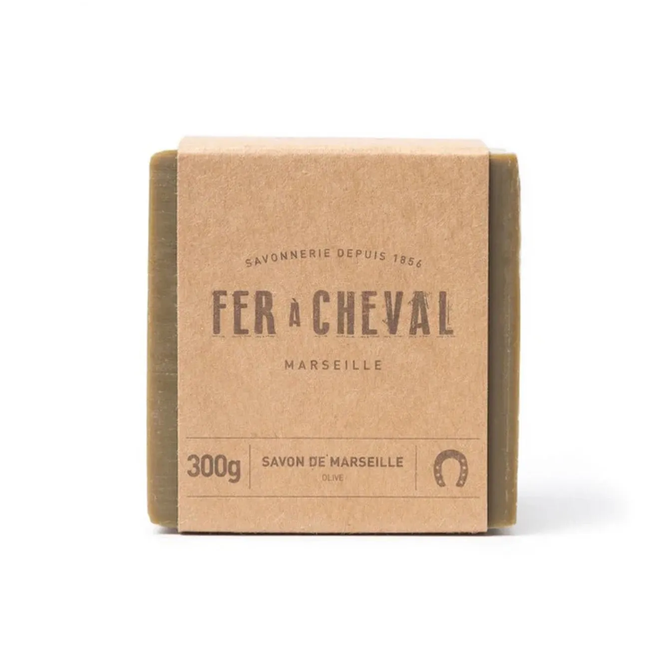 FER À CHEVAL GENUINE MARSEILLE SOAP - OLIVE OIL 300G CUBE